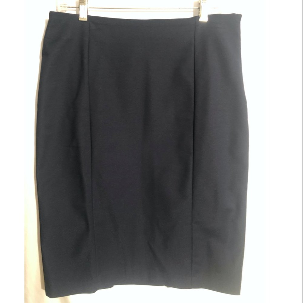 WHBM Classic Black Pencil Skirt